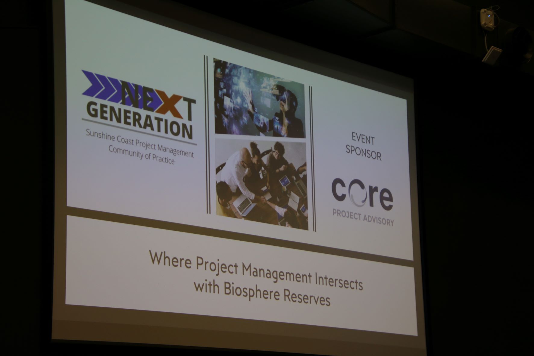 Core Project Advisory Team at Next Generation Event